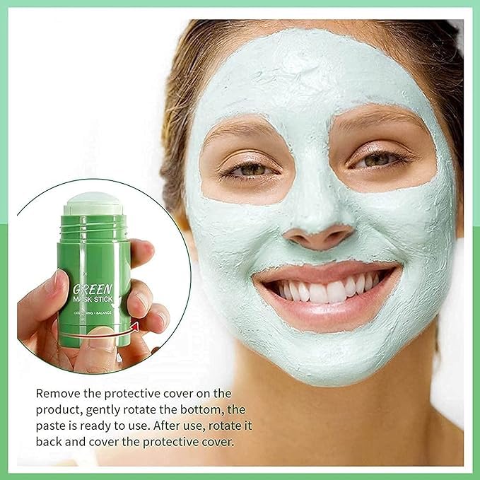 Professional Green Tea Face Mask Clay Sticks